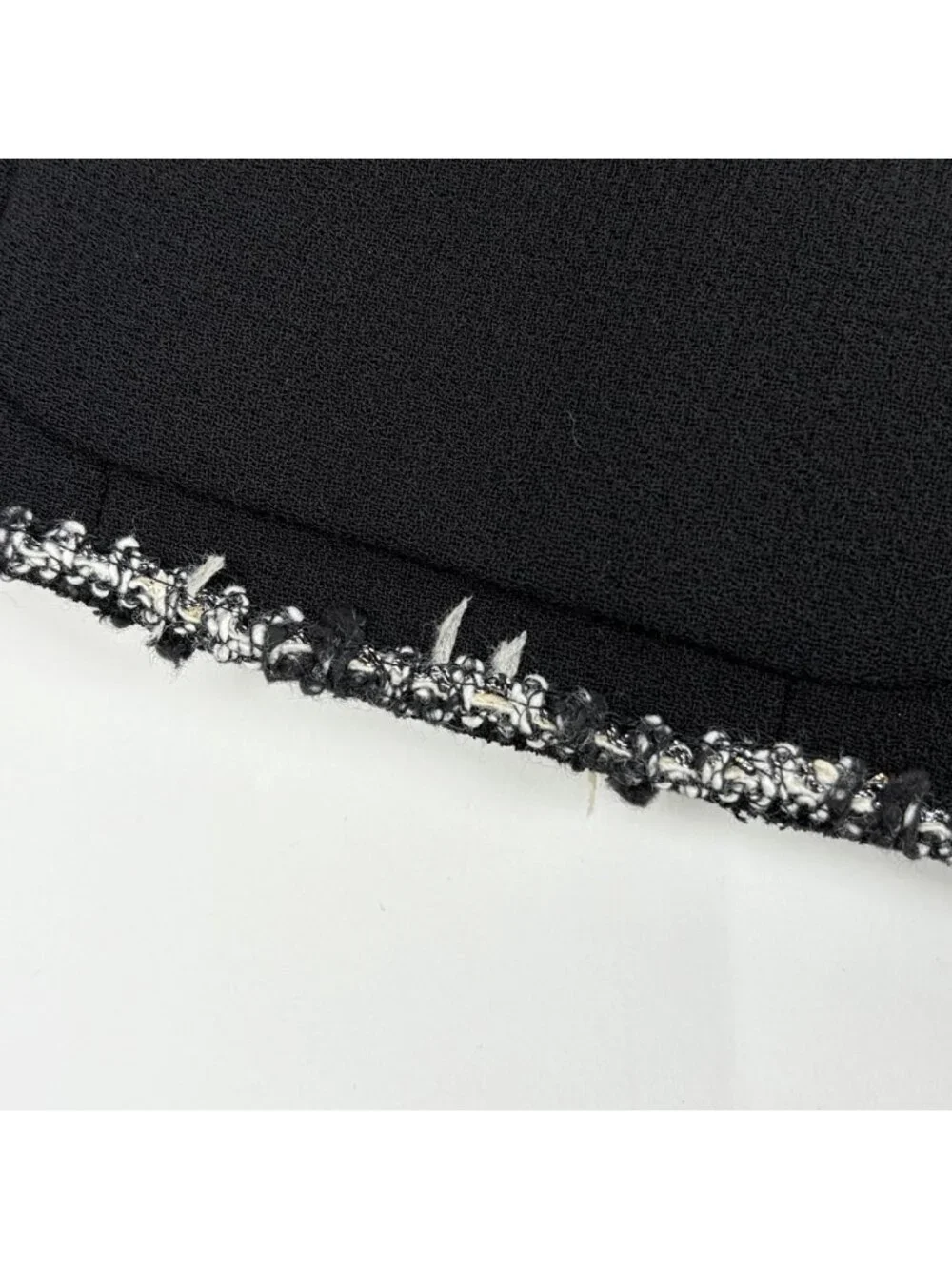 Chanel CC Logo Tailored Jacket Emblem 05c Outer Wool Black